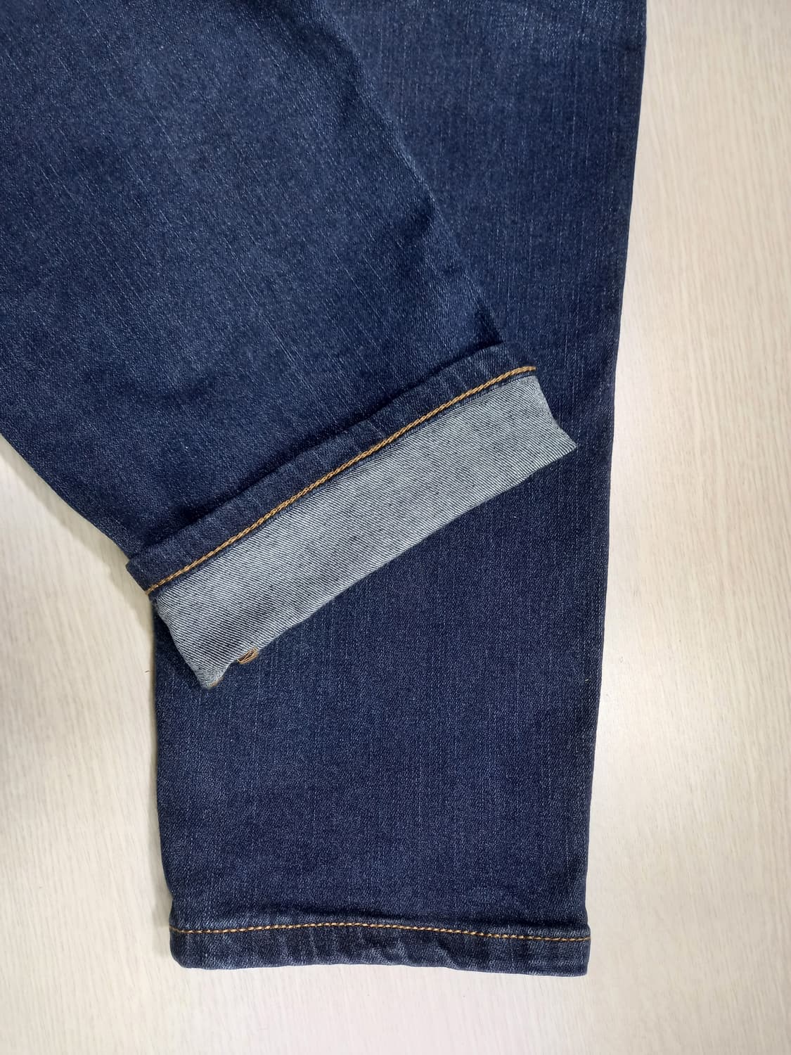 33 POLHAM 워싱 스판 테이퍼드핏 슬림일자진 33-448 상품이미지5