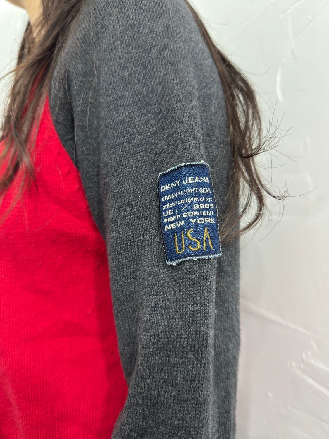 dkny knit zipup 상품이미지4