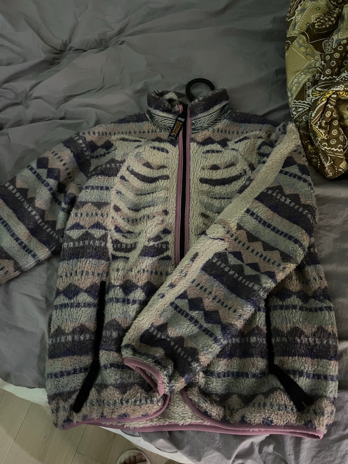 캐피탈 본 플리스 1사이즈 퍼플  상품이미지1