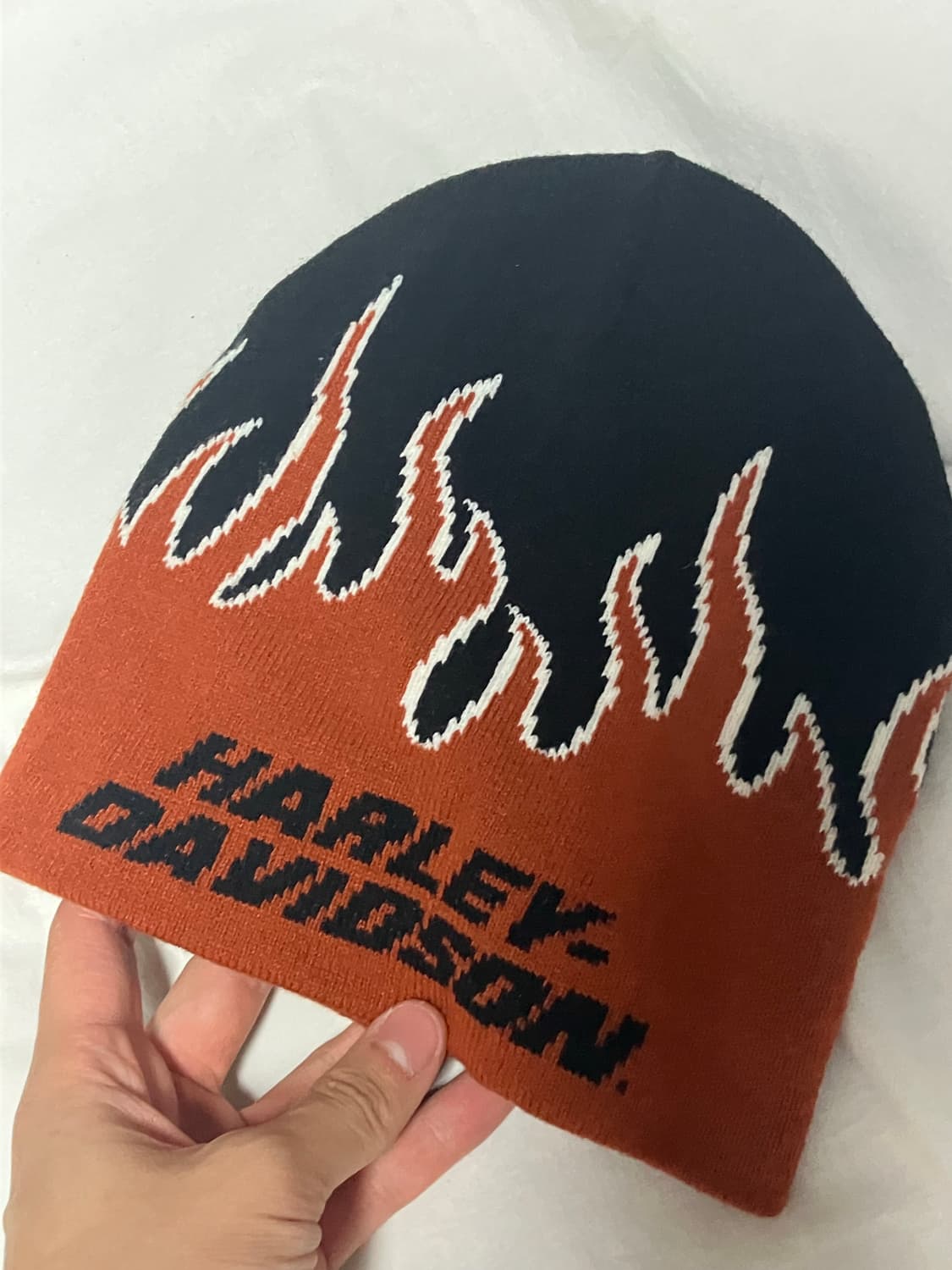 새상품급 할리데이비슨 플레임 비니 상품이미지2