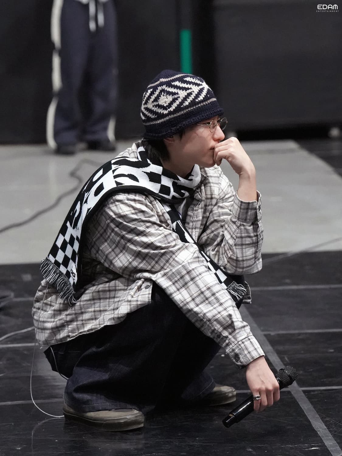 케이블아미 울 자카드 와치캡 니트 햇 상품이미지1