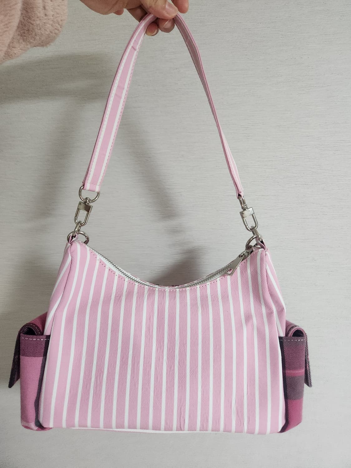 켈리즈 핑크  크로플백 with 헤지스 상품이미지3