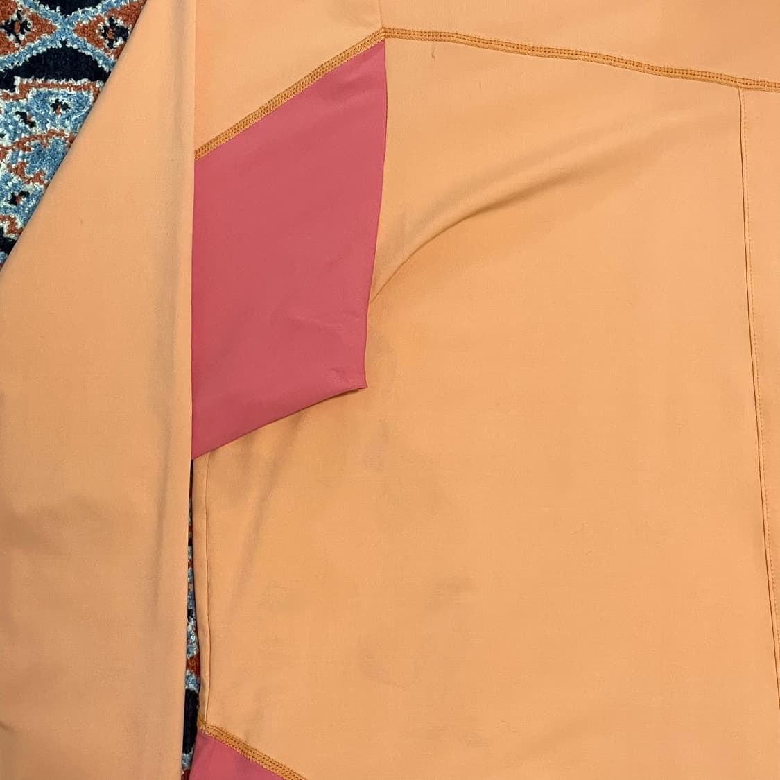 노스페이스 오렌지 반집업 기능성티셔츠 남성105 상품이미지3