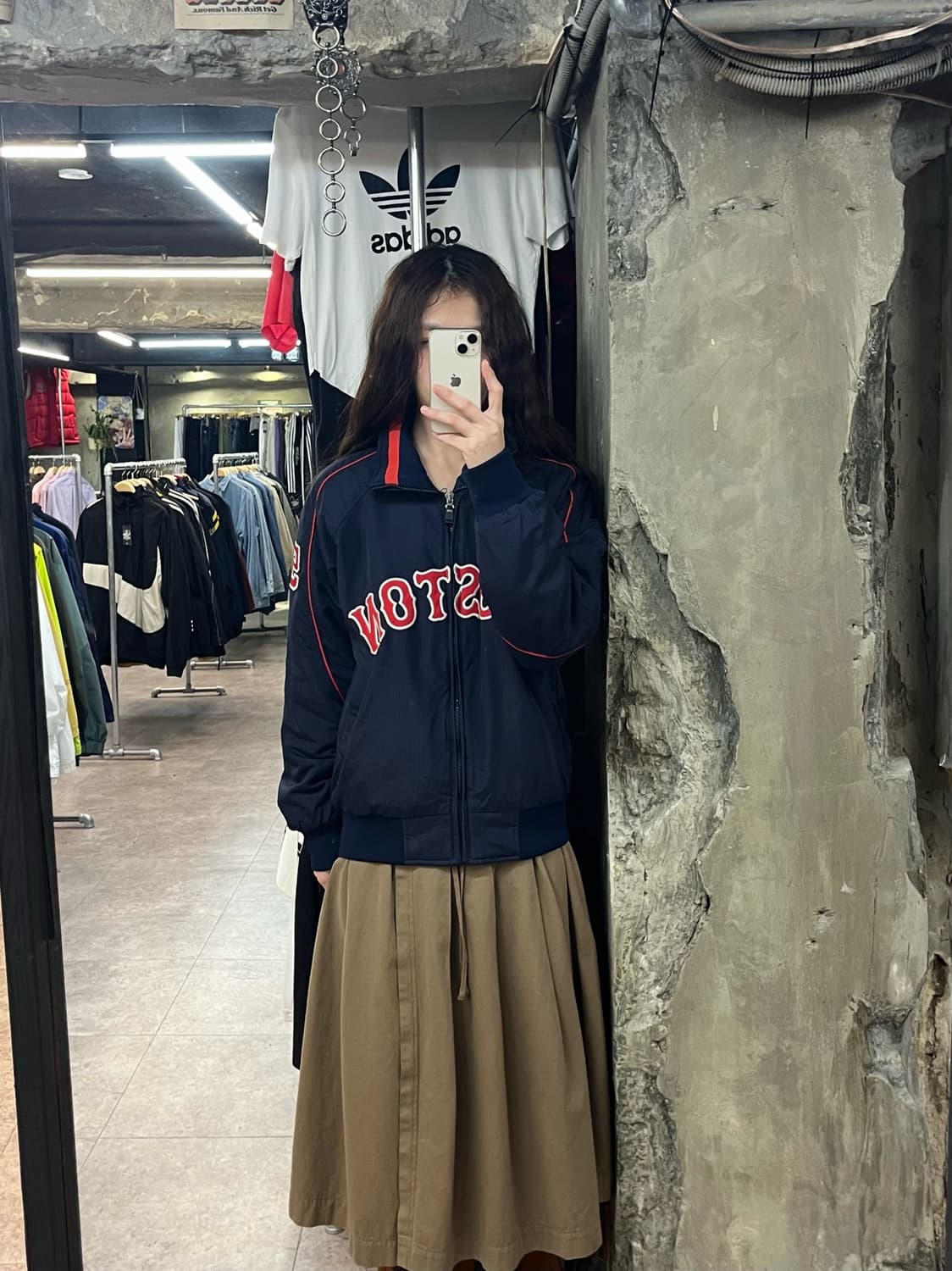 보스턴 스타디움 자켓 네이비 90 #csz2362 상품이미지2