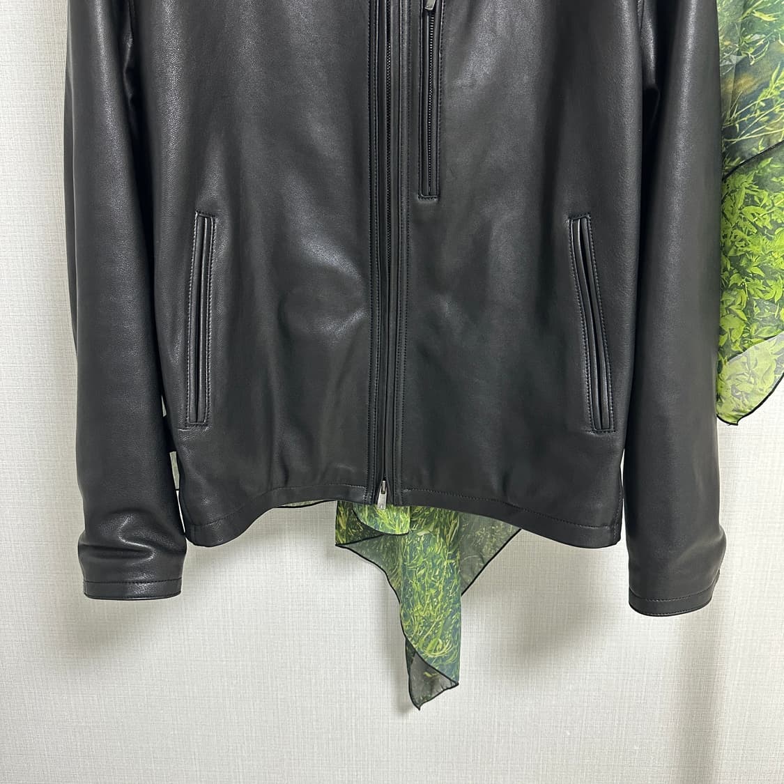 [1] 고낙 고스트 레더 자켓 블랙 상품이미지8