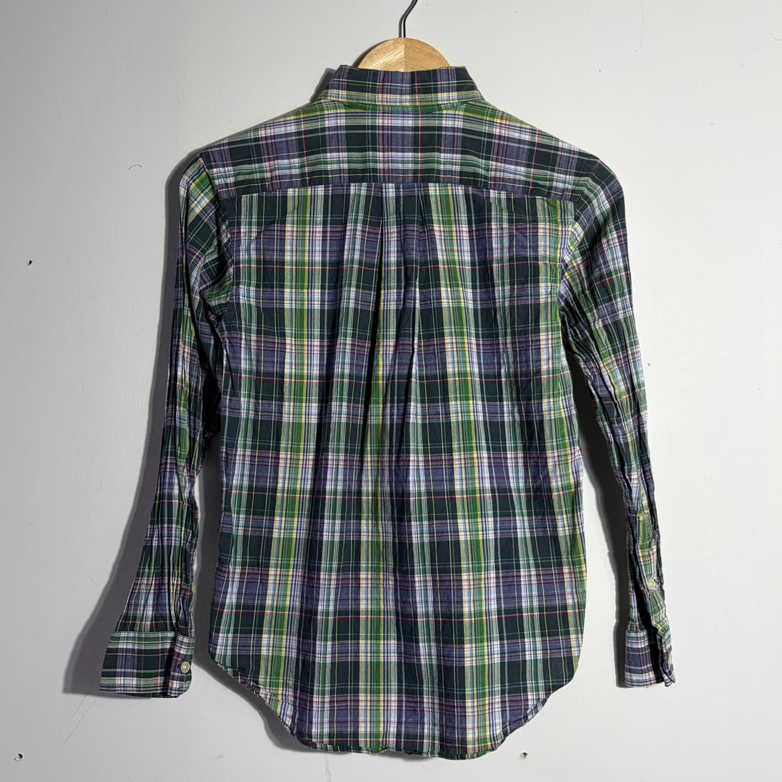 폴로 랄프로렌 빈티지 그린 체크 셔츠 (무료배송) 상품이미지3