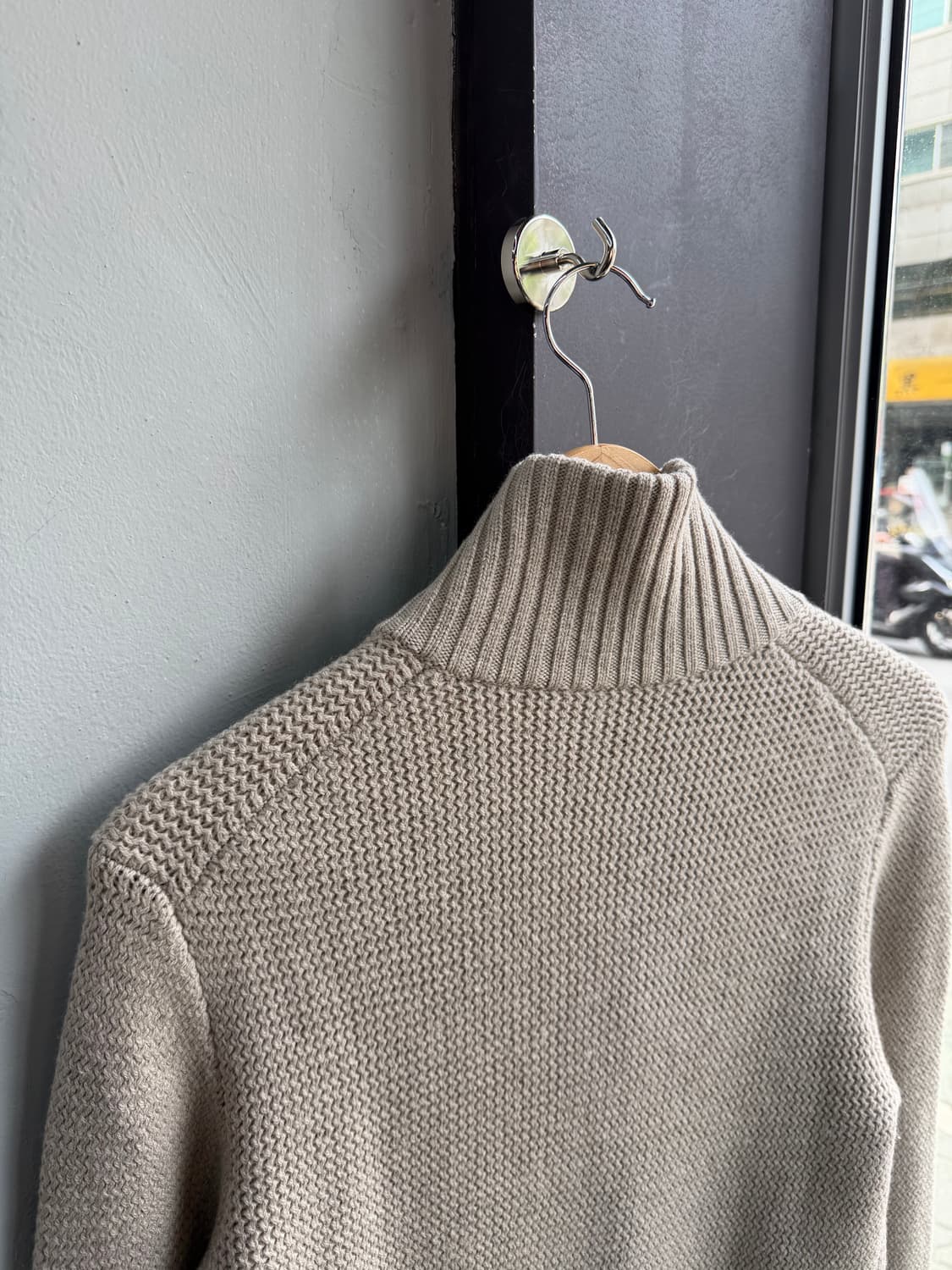 .S/ 띠어리 와플직조 울 니트 가디건 자켓 상품이미지7