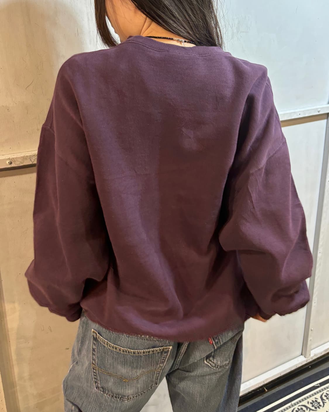 90s RUSSELL y2k grunge purple sweats 상품이미지4