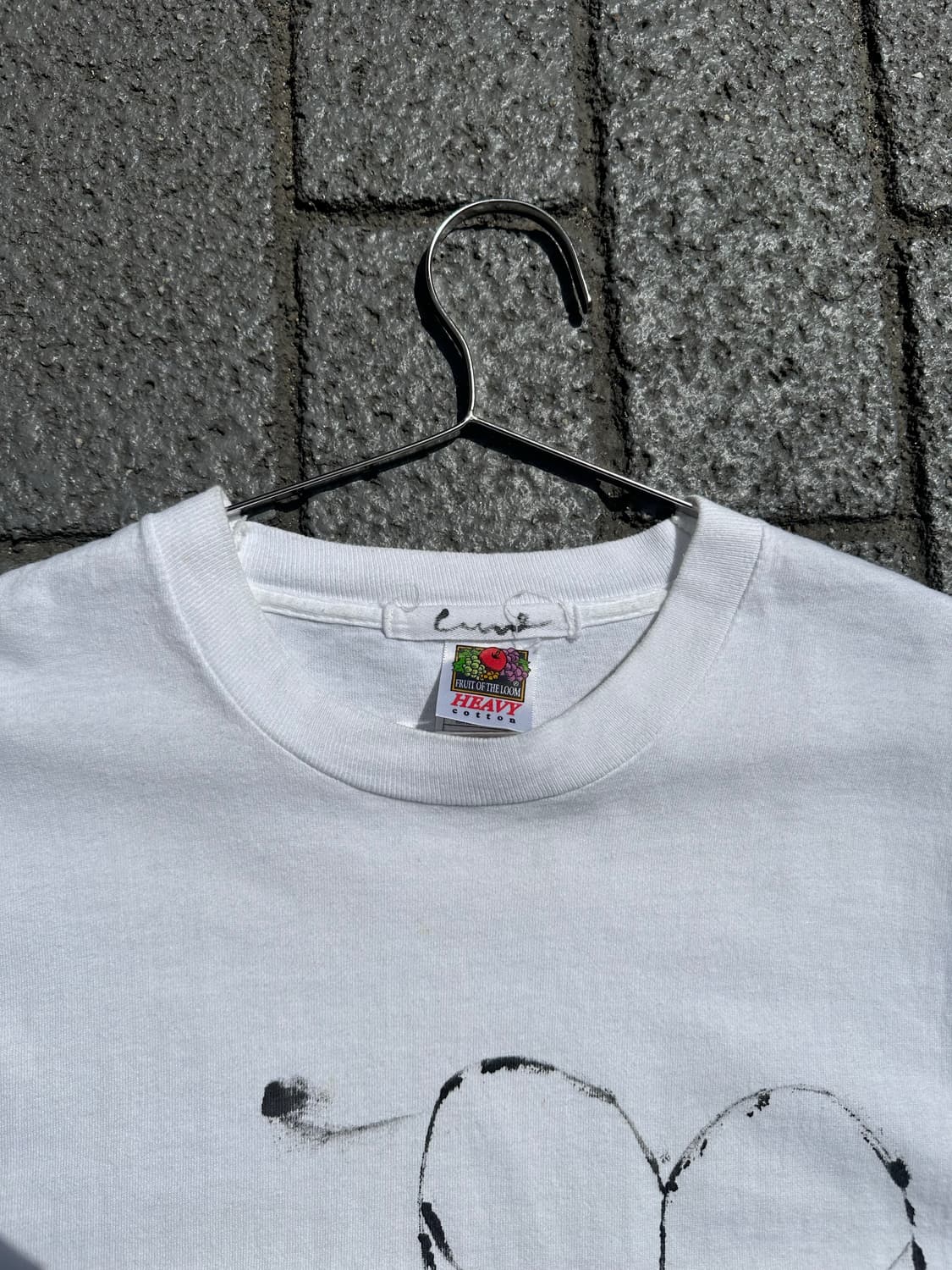 90’s FRUIT OF THE LOOM paint T 상품이미지4