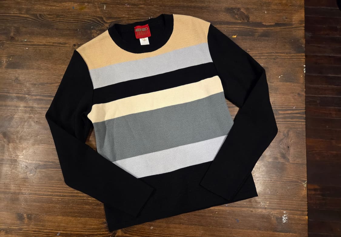 90'S 겐조 정글 메리노울니트 상품이미지1