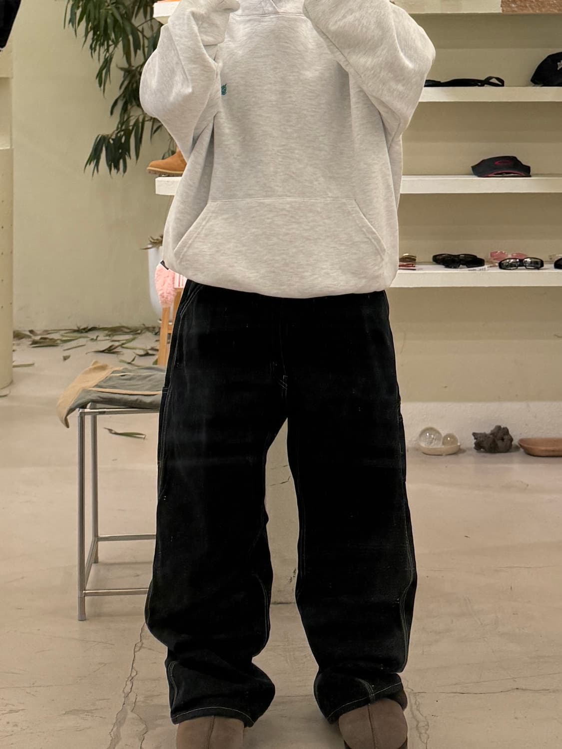 리바이스 블랙 카고 데님 팬츠 U450 상품이미지1