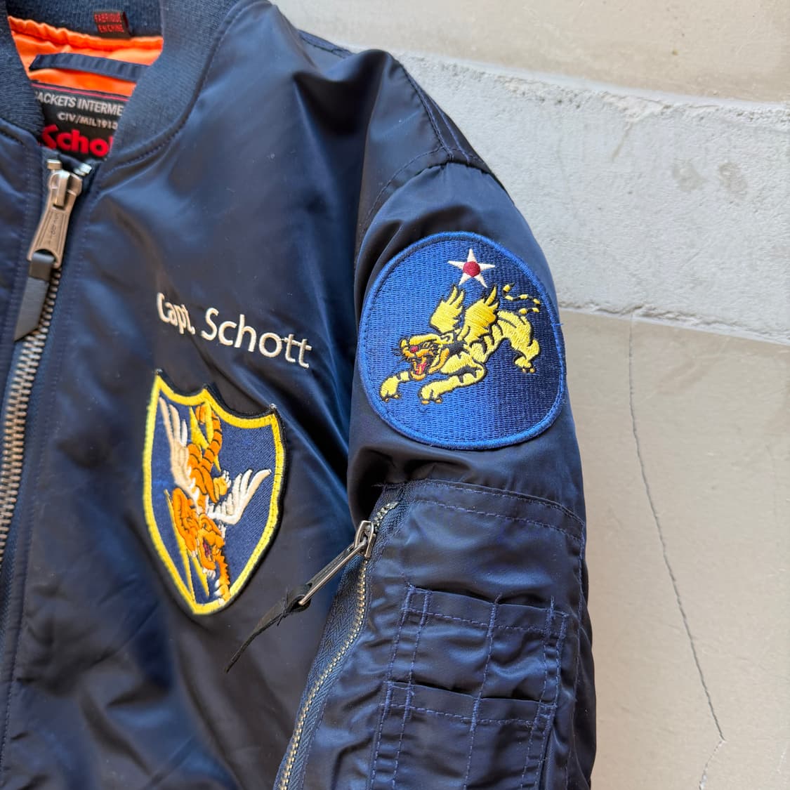 쇼트 플라이트 봄버 자켓 상품이미지3