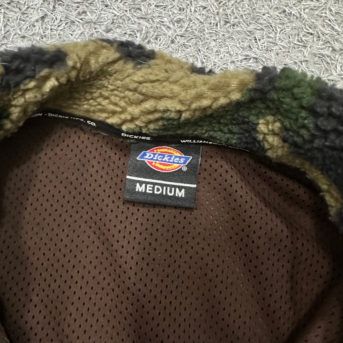 [95] 디키즈 카모 후리스집업 상품이미지3