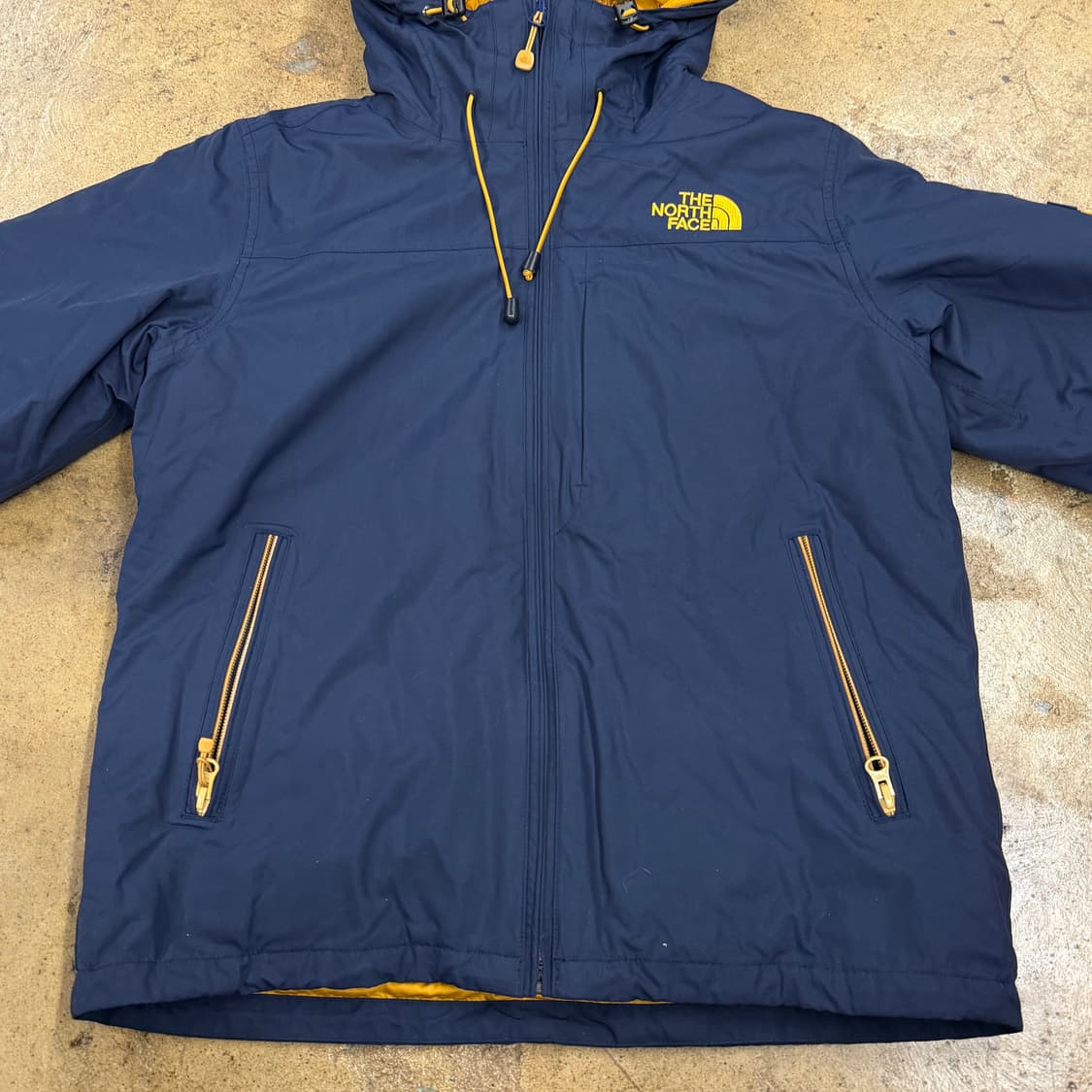 [정품/XS] 노스페이스 HYVENT 네이비 후드 바람막이 b15 상품이미지3