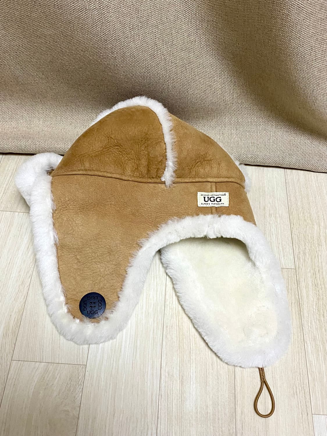 [L/XL] 오즈웨어 어그 양가죽 모자 양털 군밤 모자 상품이미지4