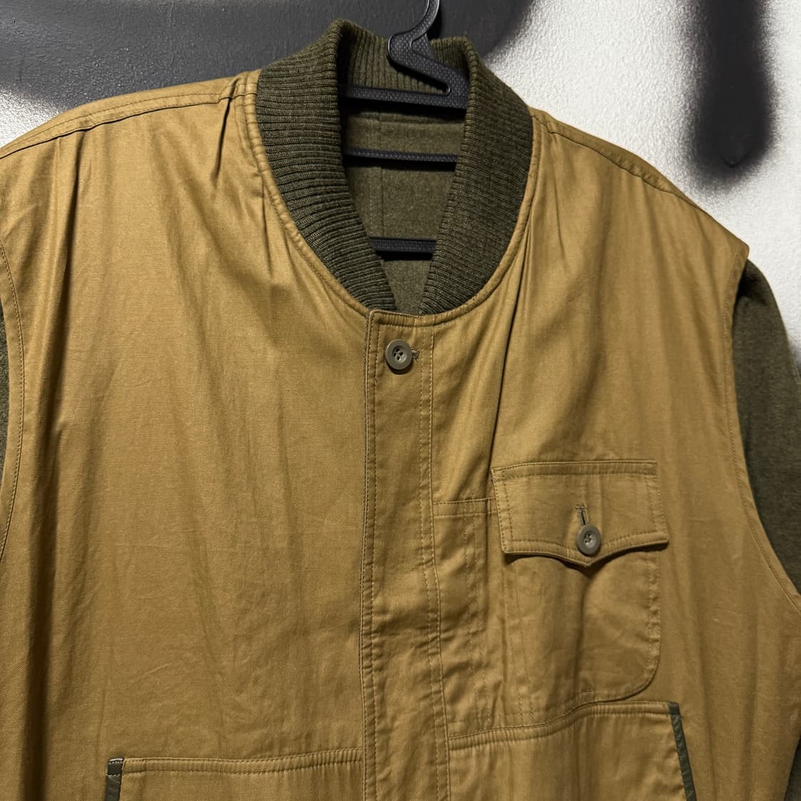 VTG 빈티지 울 혼방 웨스턴 리버시블 집업 봄버 자켓 상품이미지5