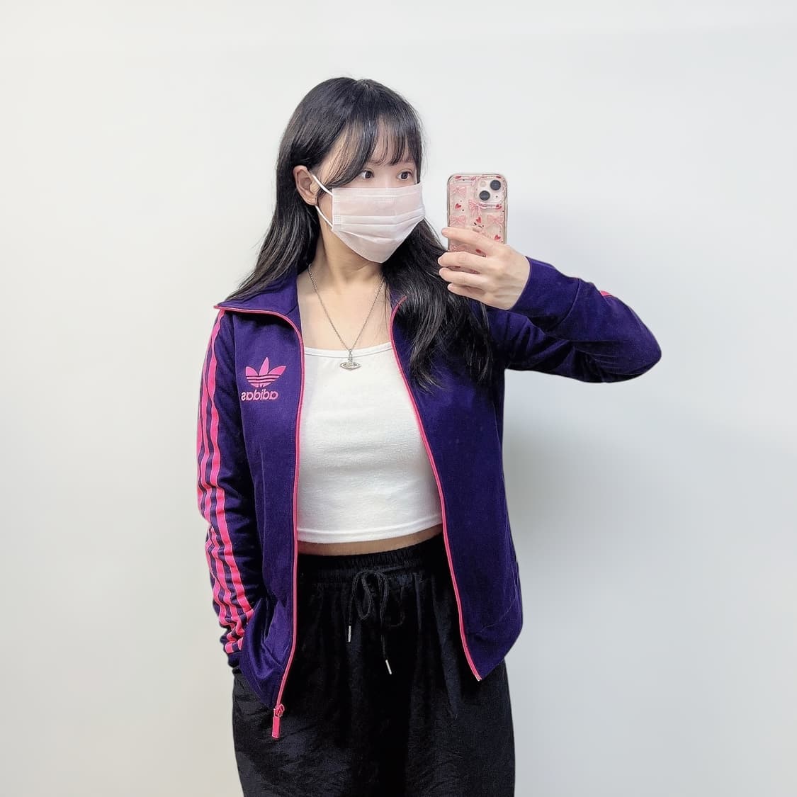 아디다스 유로파 트랙탑 져지 퍼플 핑크 상품이미지1