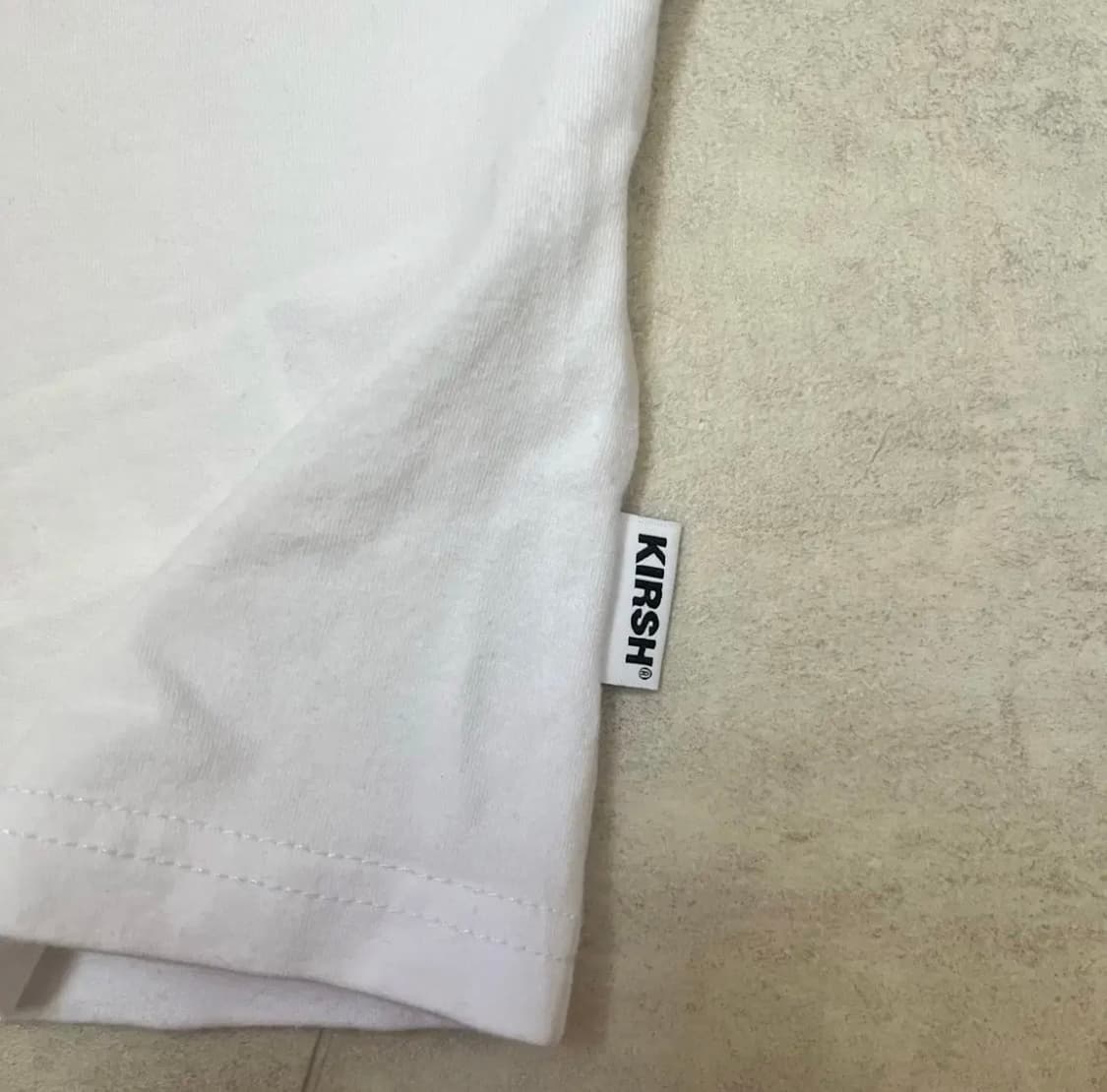 키르시 아이러브 키르시 크롭 티셔츠 [화이트] 상품이미지2