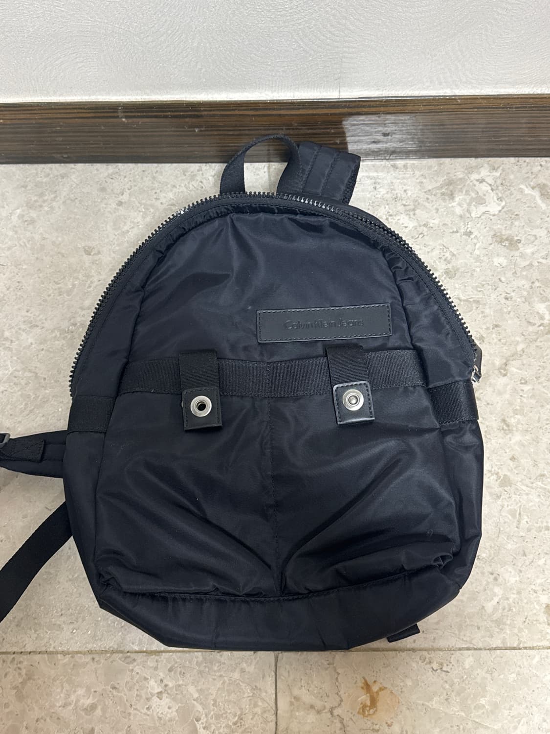 캘빈클라인 블랙 나일론 백팩 상품이미지1