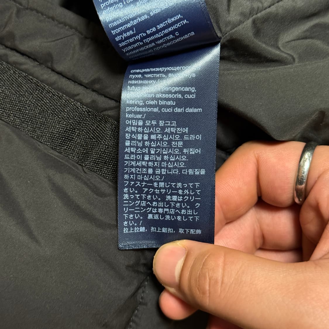 타미 힐피거 블랙 롱패딩 m 상품이미지7