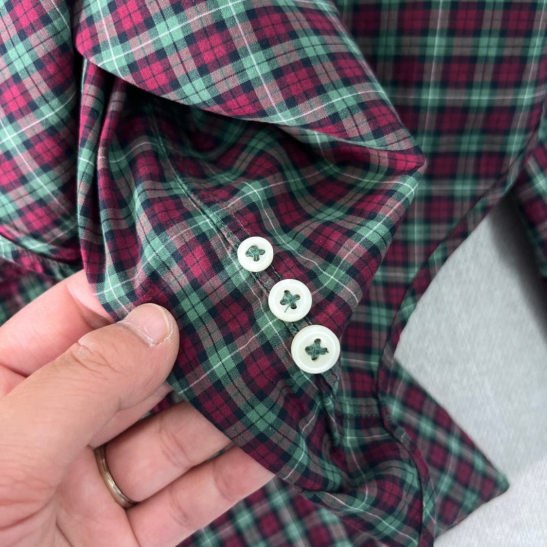 100 폴로랄프로렌 빈티지 체크 셔츠 상품이미지6