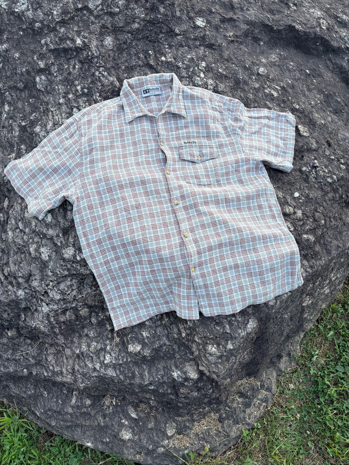 90s Bitch Skateboards Checkered Shirts 상품이미지1