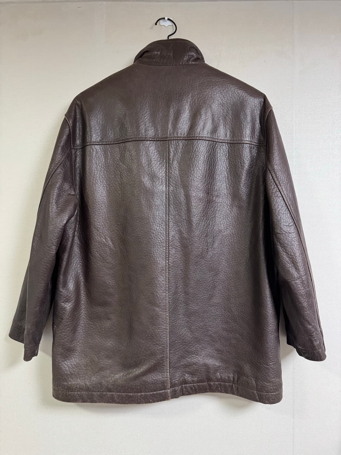 빈티지 마에스트로 브라운 양가죽 레더 가죽 자켓 상품이미지2