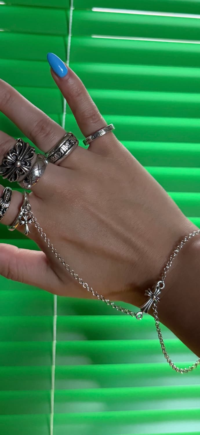 [새상품] 크롬하츠 NTFL ring&bracelet 베이비펫 롤체인 상품이미지2