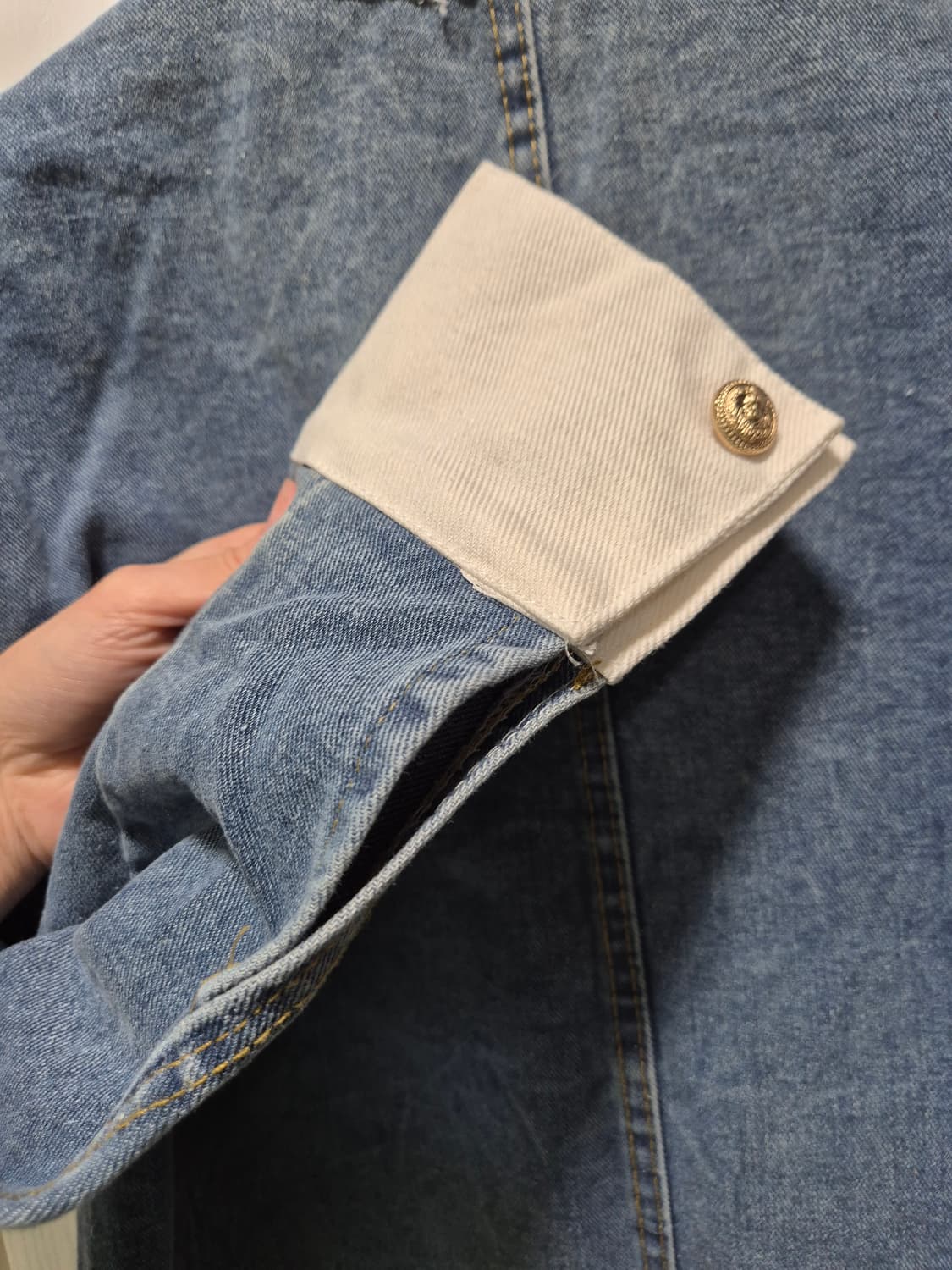 데님 크롭 자켓 상품이미지7