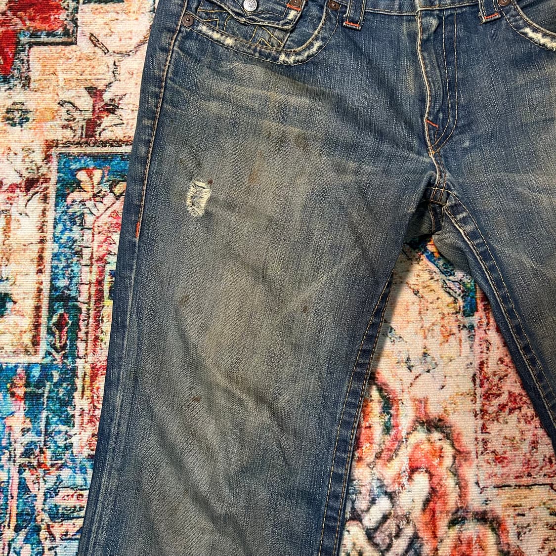 [34] 트루릴리전 빌리 부츠컷 데님팬츠 상품이미지3