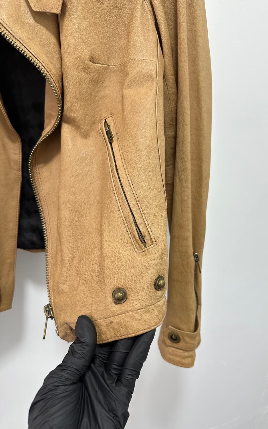 Spiral Girl asymmetric zipper pigskin le 상품이미지9