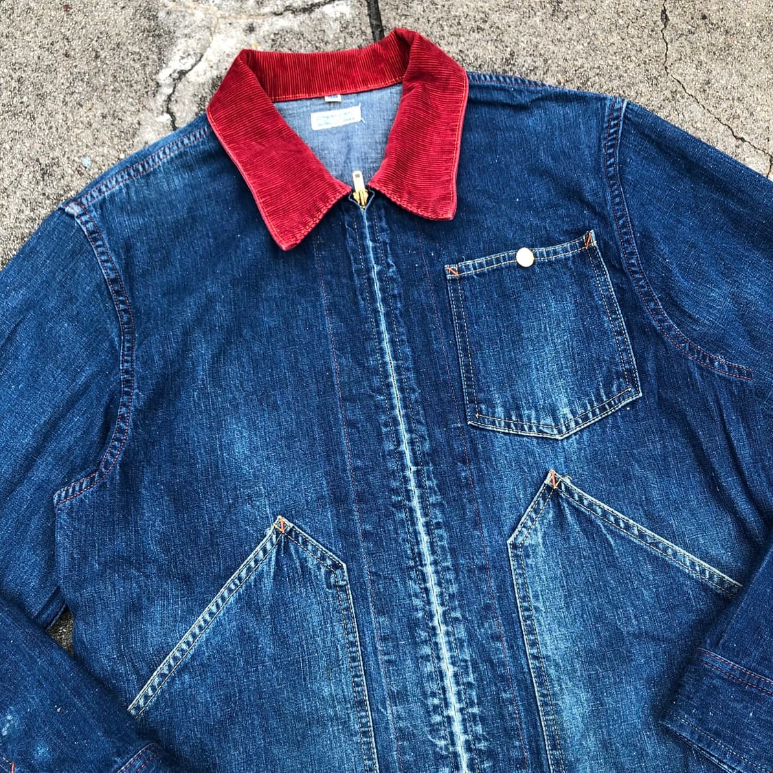 [M~L] Sugar Cane 슈가케인 데님 집업자켓 상품이미지5