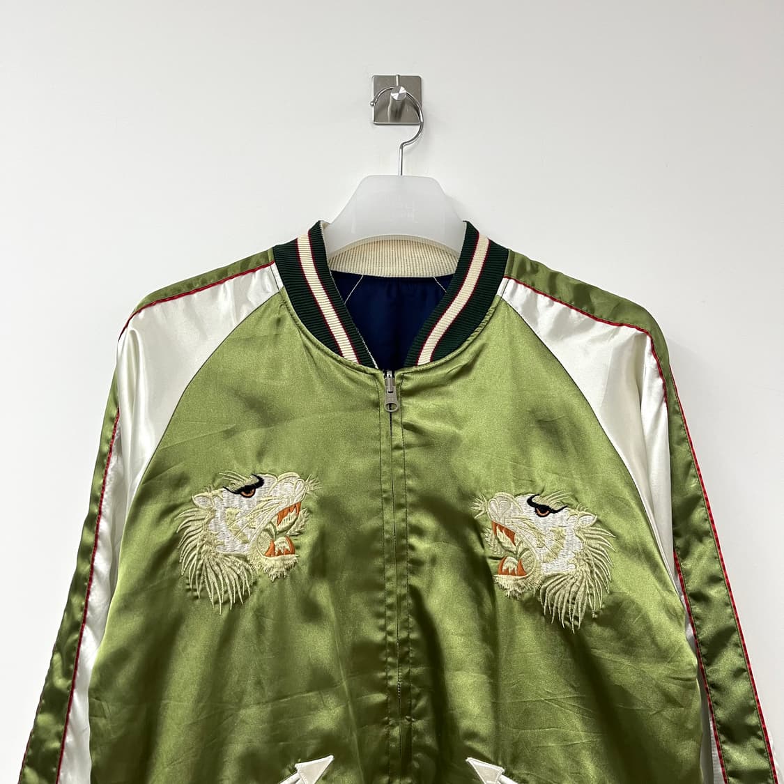 JAPAN 리버시블 타이거 자수 스카쟌 자켓 상품이미지5