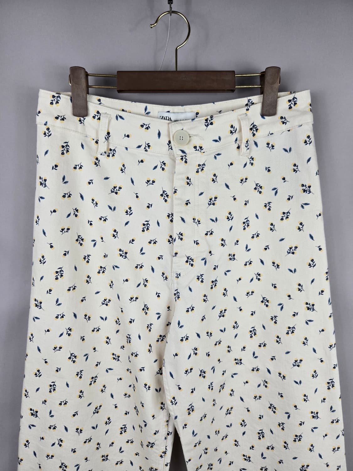 [무료배송]자라 USA12 여성 스판 하이웨이스트 와이드 팬츠 바지 상품이미지2