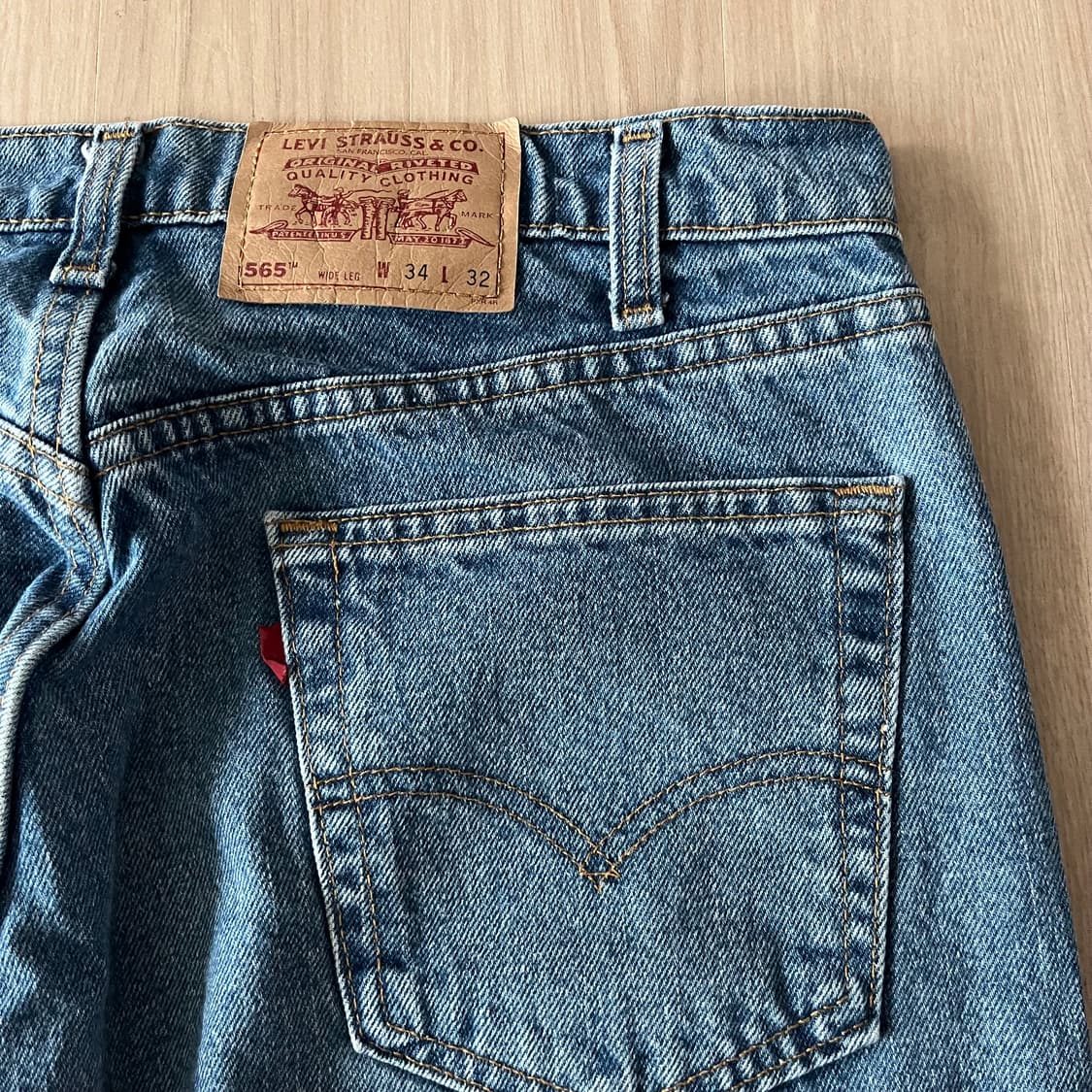 [34X32] 90s 빈티지 리바이스 565 made in usa 상품이미지5