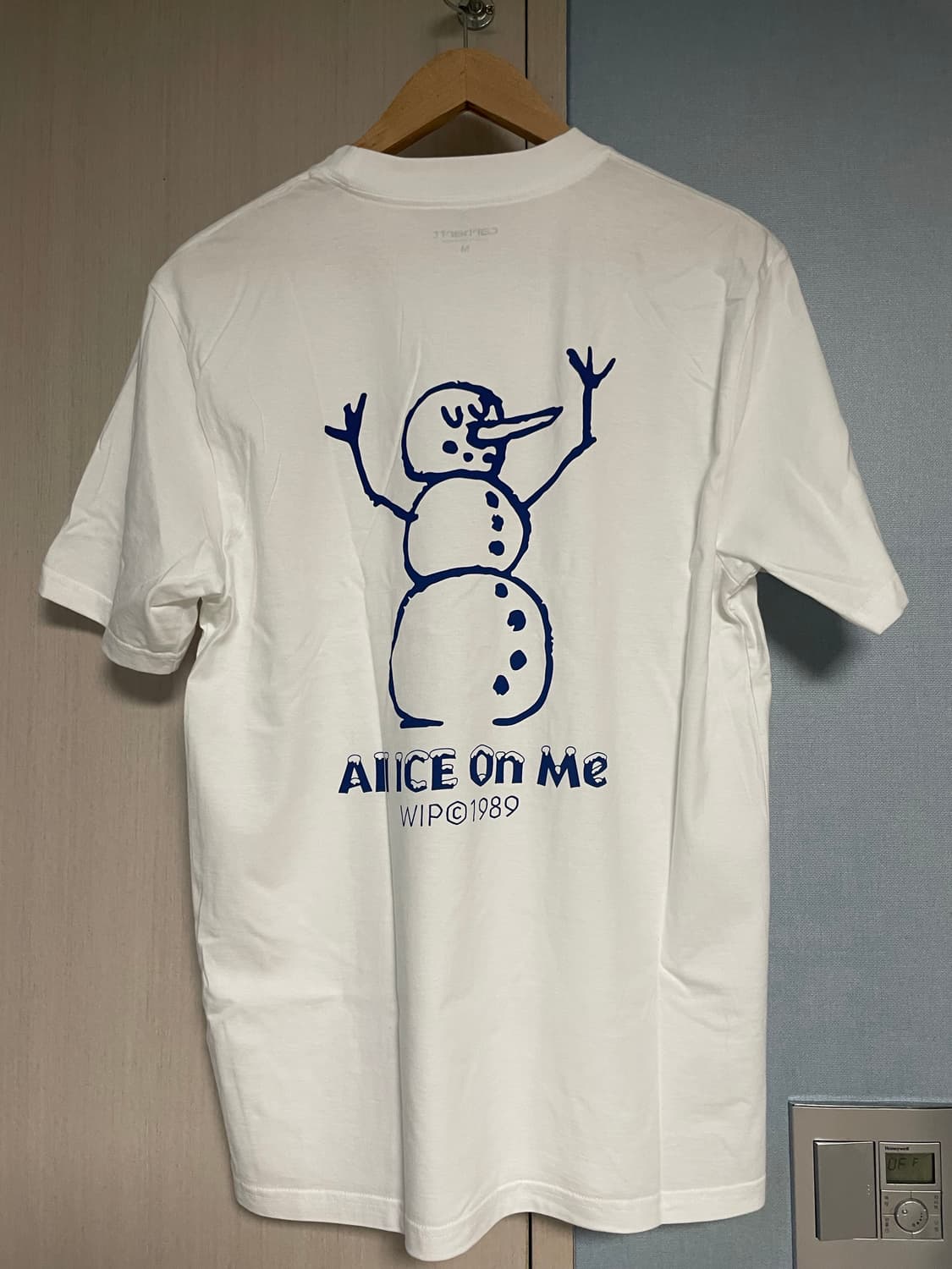 칼하트 wip 아이스 티셔츠 화이트 상품이미지4