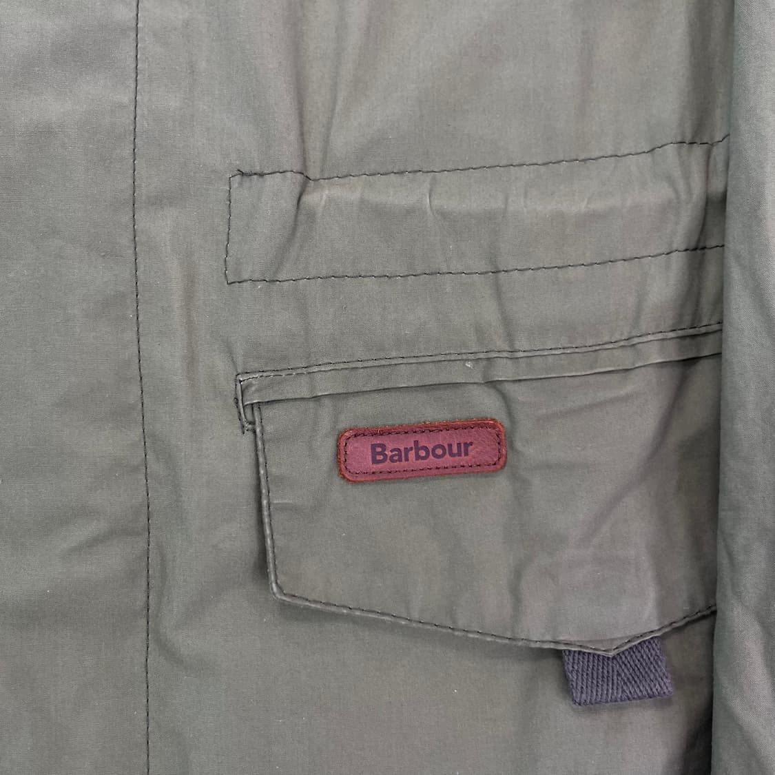 100 바버 23ss 올리브 샌더링 캐주얼 자켓 상품이미지4