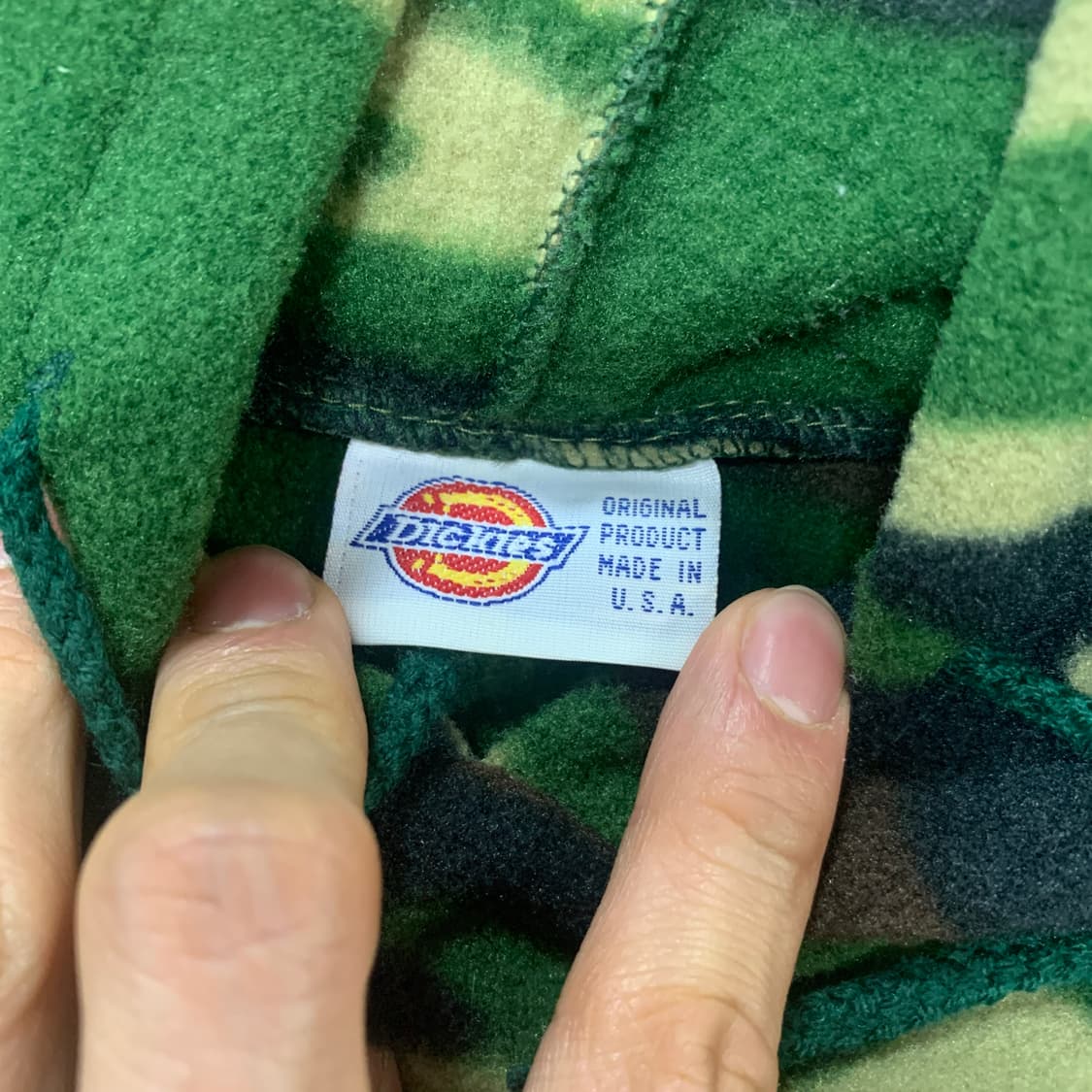 100)Dickies 디키즈 카모 후리스 후드 상품이미지3