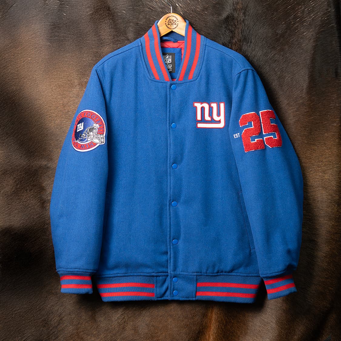 [L] NFL 뉴욕자이언츠 바시티 자켓  상품이미지1