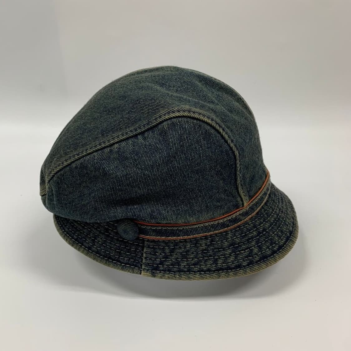 재팬 빈티지 오렌지 스티치 데님 벙거지 상품이미지4