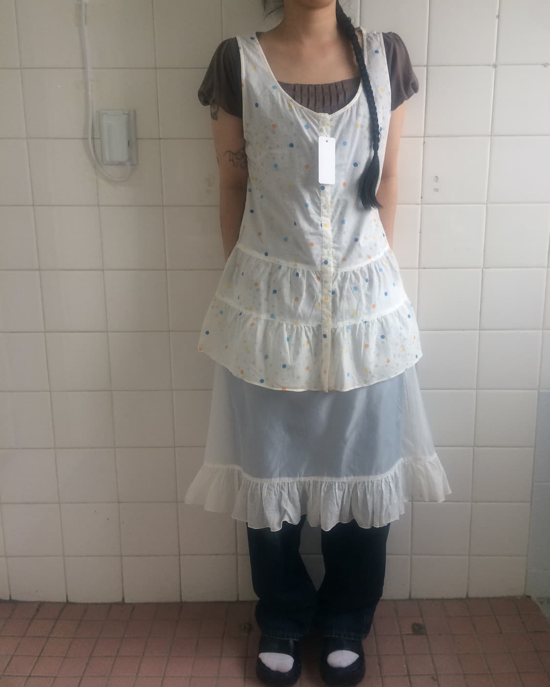 Dot pattern sleeveless 상품이미지7