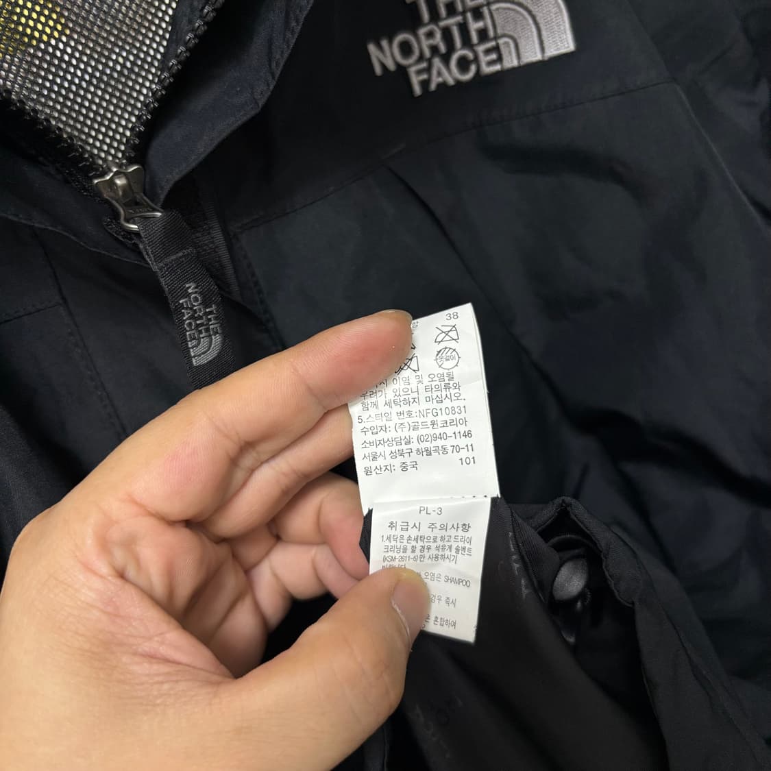 노스페이스 블랙 고어텍스 바람막이 상품이미지6