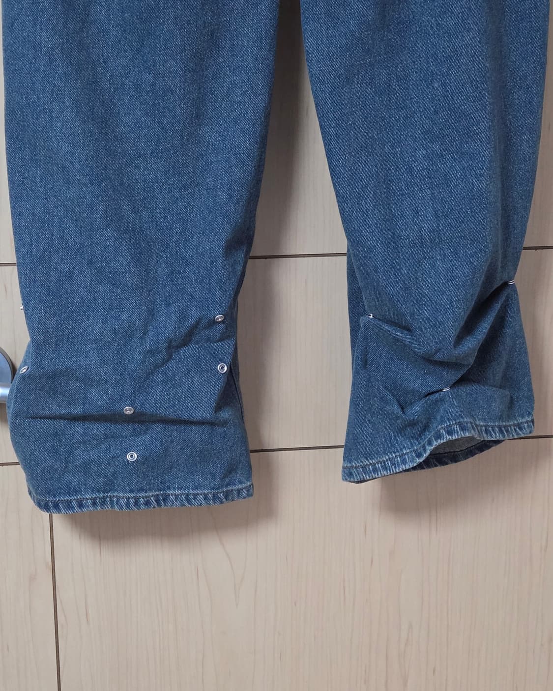 ootj 오오티제 보통의날 버킷 빈티지 워싱 와이드 데님 롱팬츠 m 중청 상품이미지9