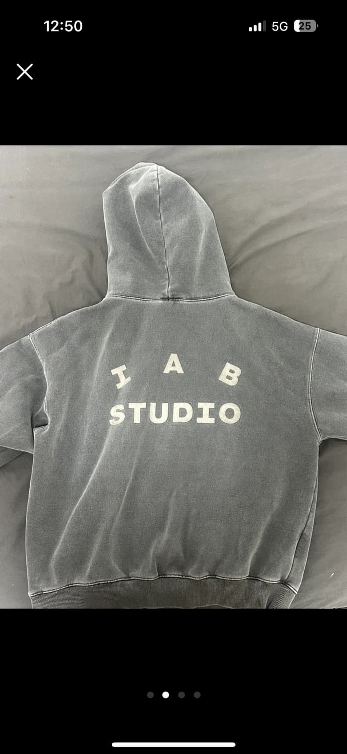 아이앱 스튜디오 피그먼트 후드티 M  상품이미지3