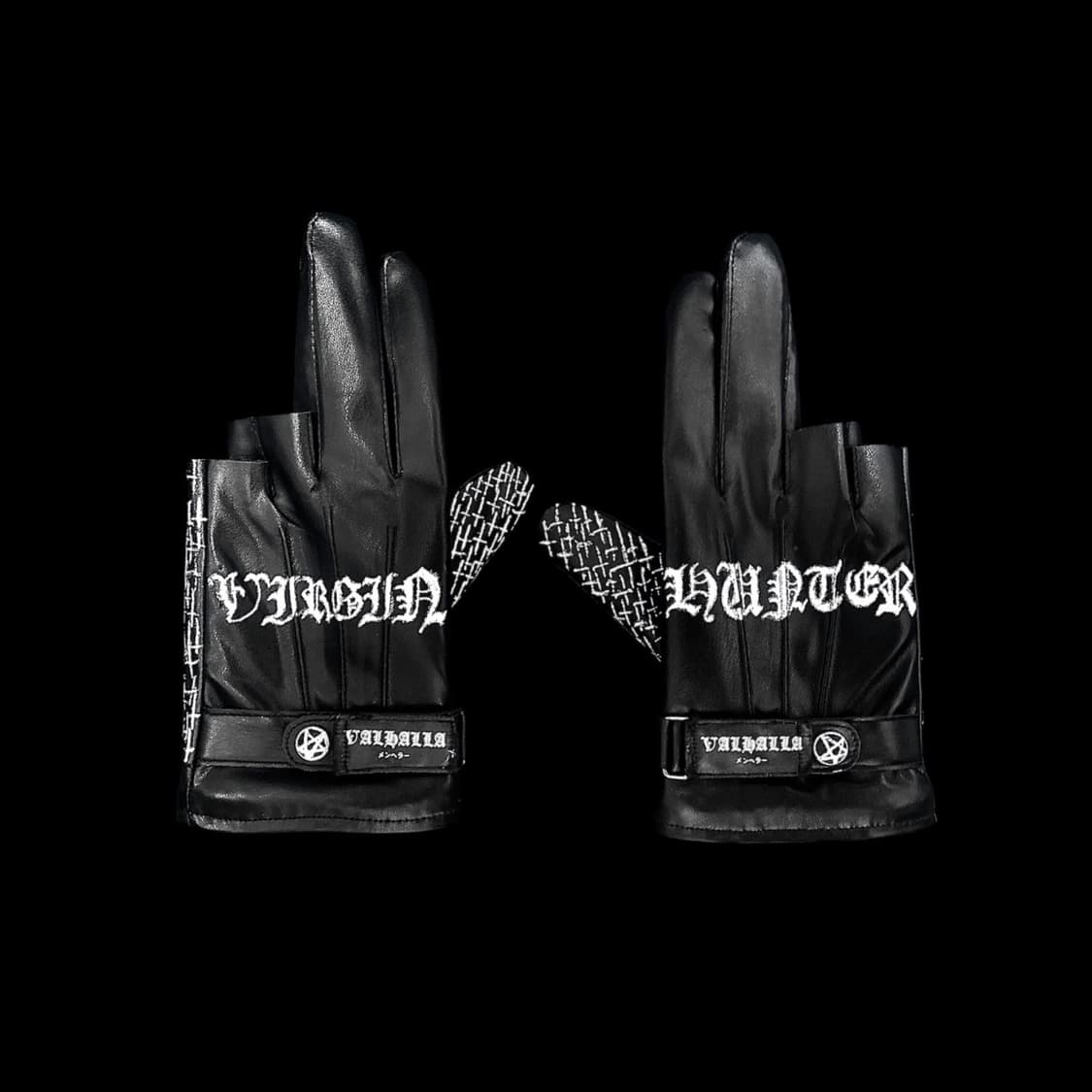 VHL VIRGINHUNTER GRAFFITI LEATHER GLOVES 상품이미지1