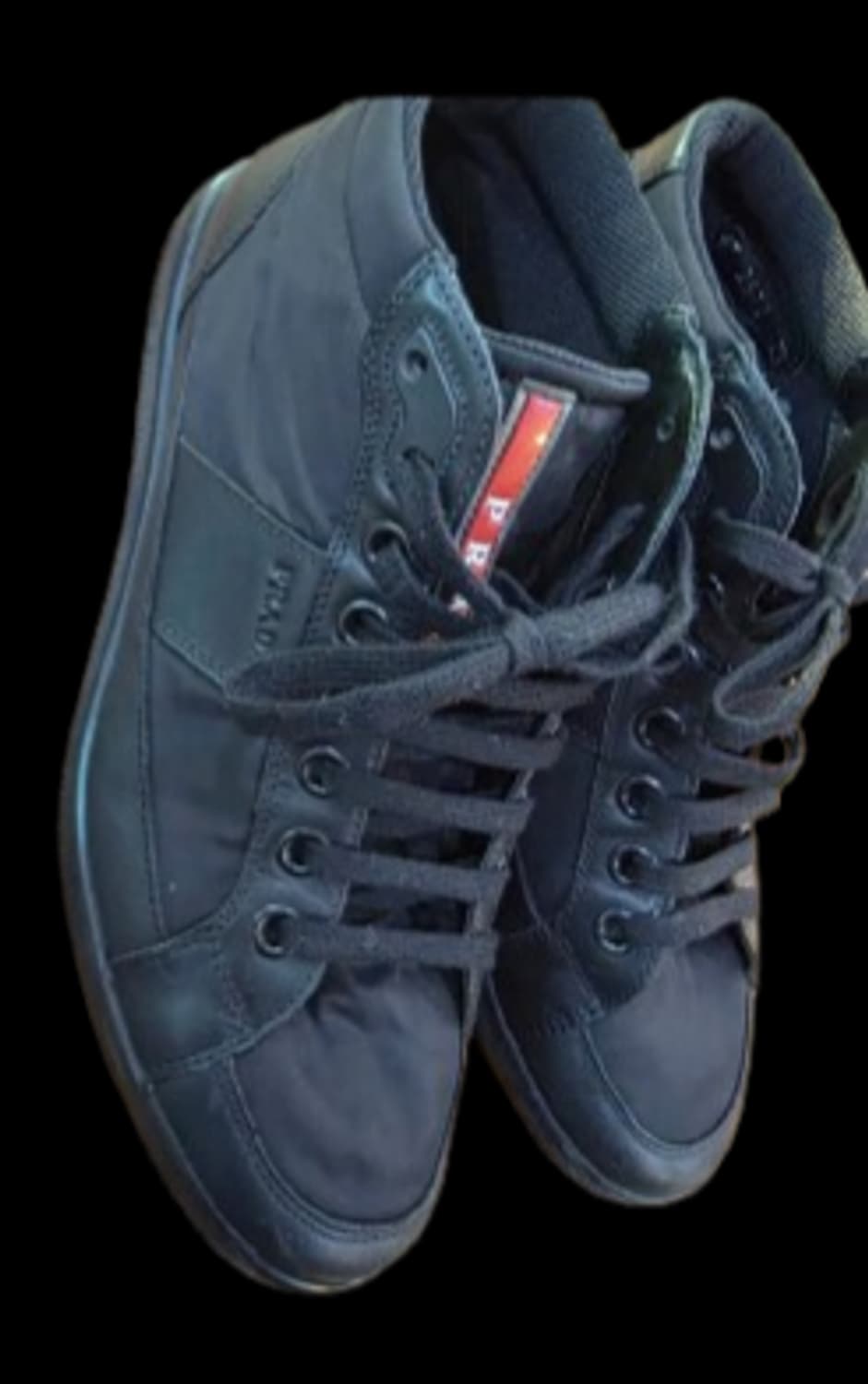 프라다 나일론 레더 하이탑 상품이미지4