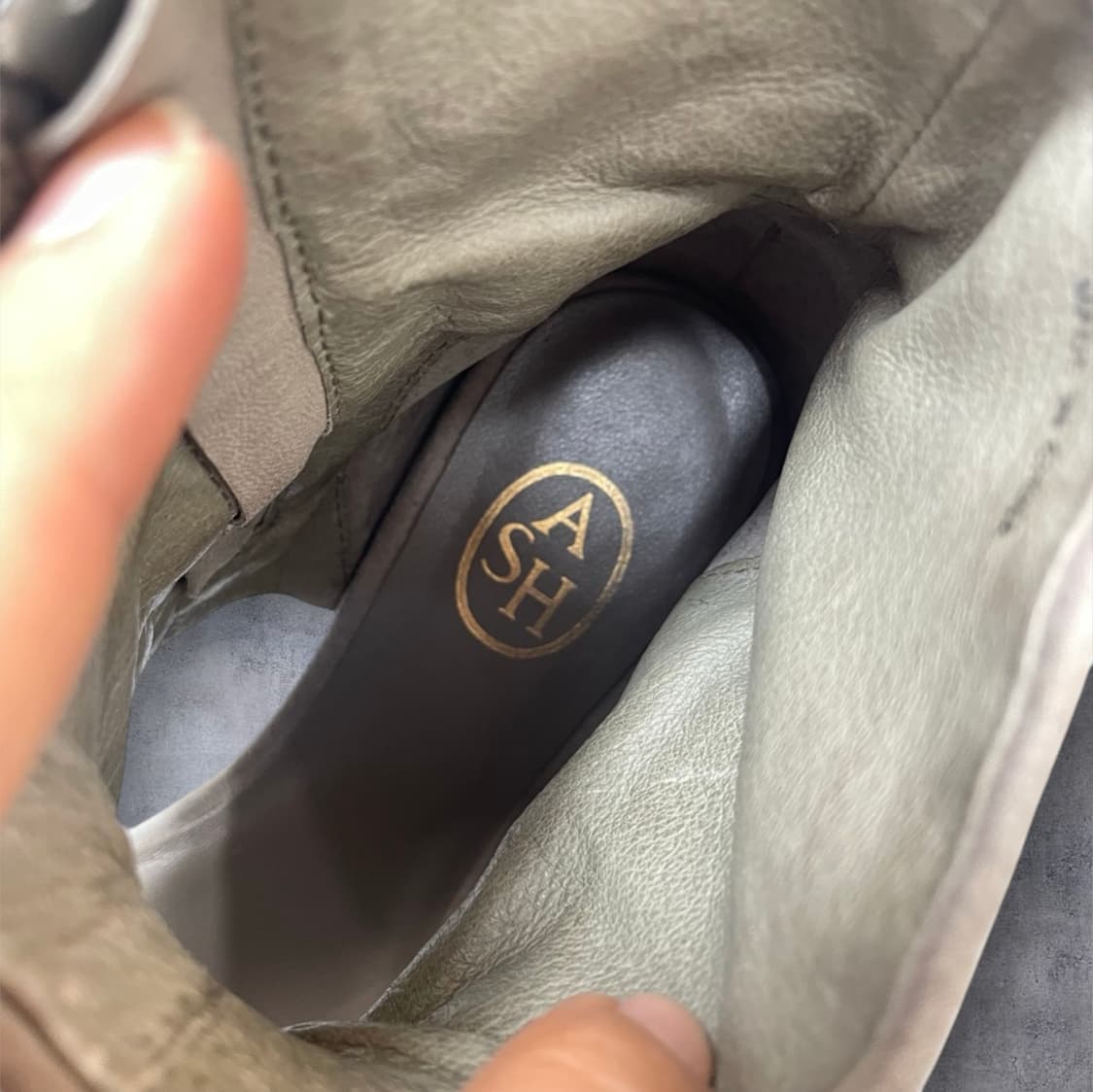 아쉬 Ash 스웨이드 보헤미안 앵클 샌들 230 상품이미지6