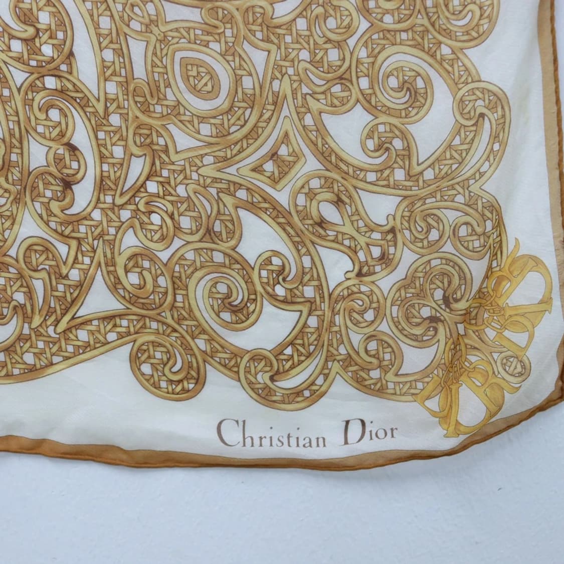 크리스찬 디올 실크 손수건 61603 상품이미지4