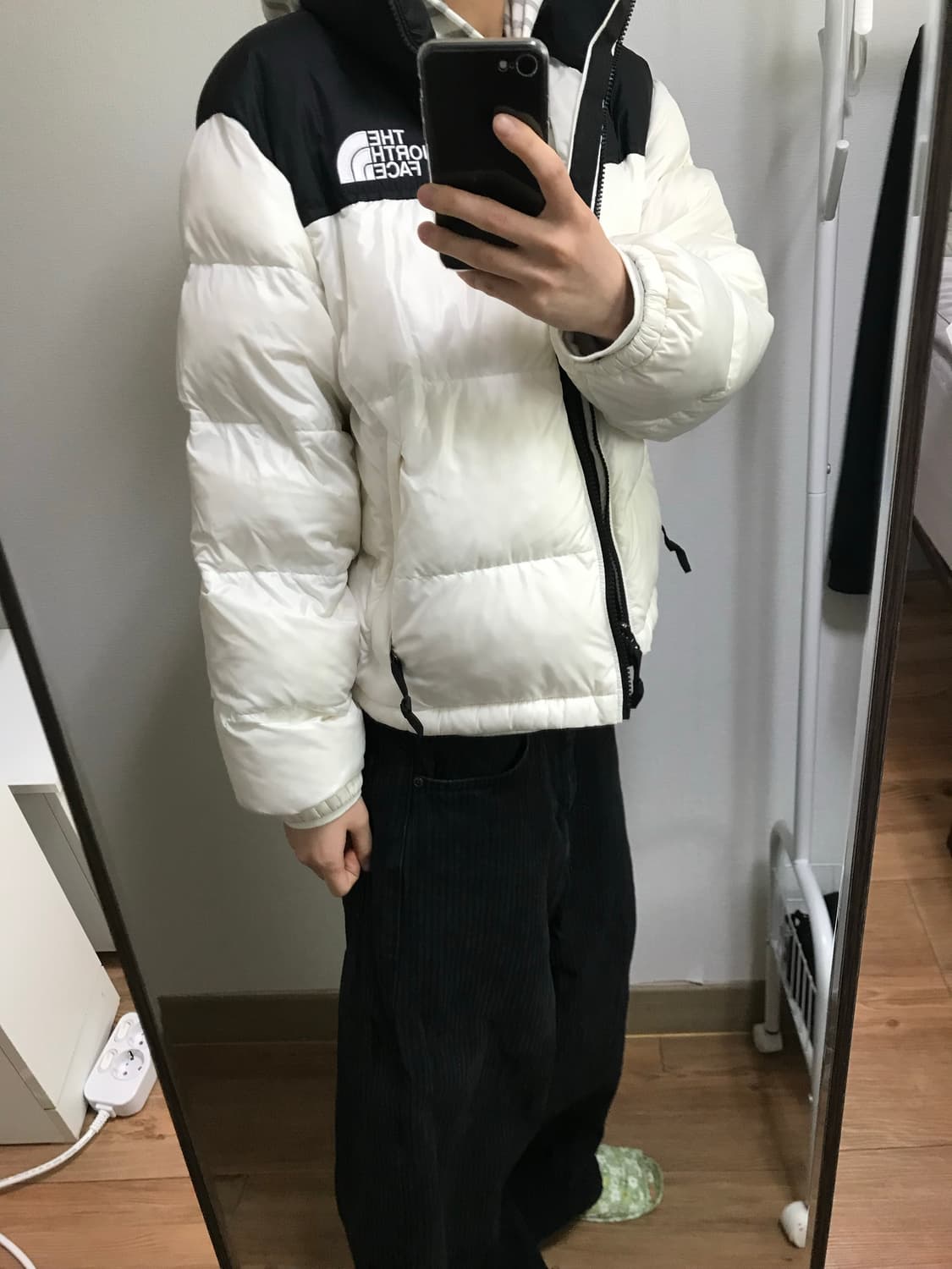 노스페이스 눕시 하이브리드 다운 볼 자켓 아이보리(w) 상품이미지5