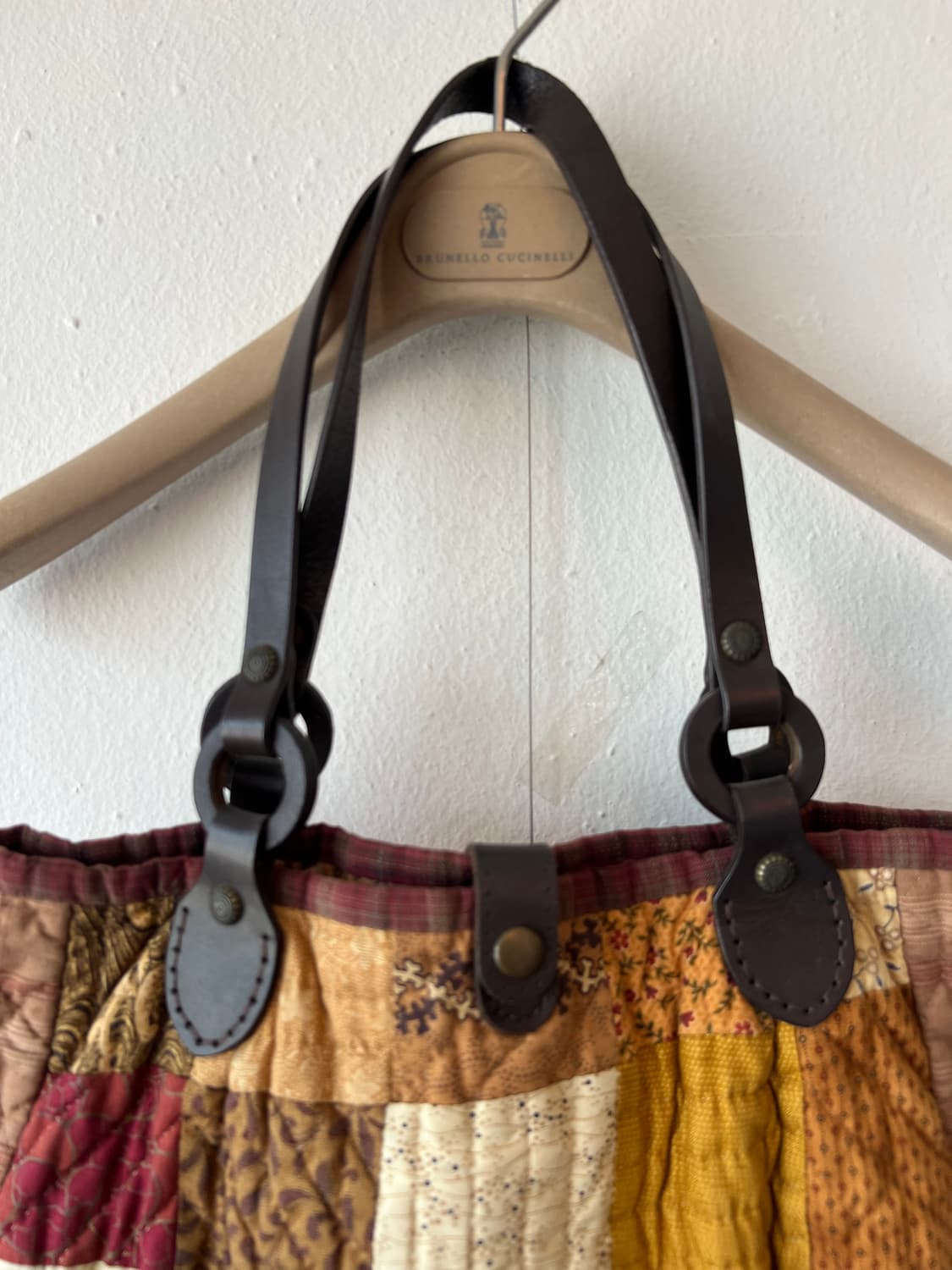 일본수입 핸드메이드 여성 퀼팅뫁브 숄더백 토트백 상품이미지3